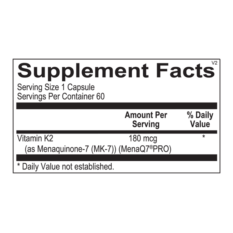 Vitamin K2 180 mcg